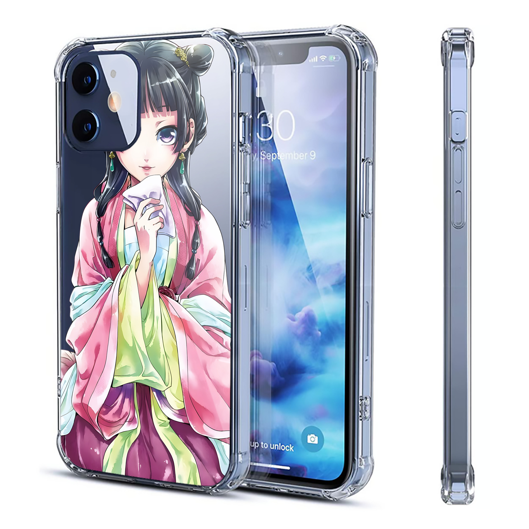 （画像用） 薬屋のひとりごと The Apothecary Diaries 【iPhone 12シリーズ対応】透明スマホケース（クリアソフトケース）